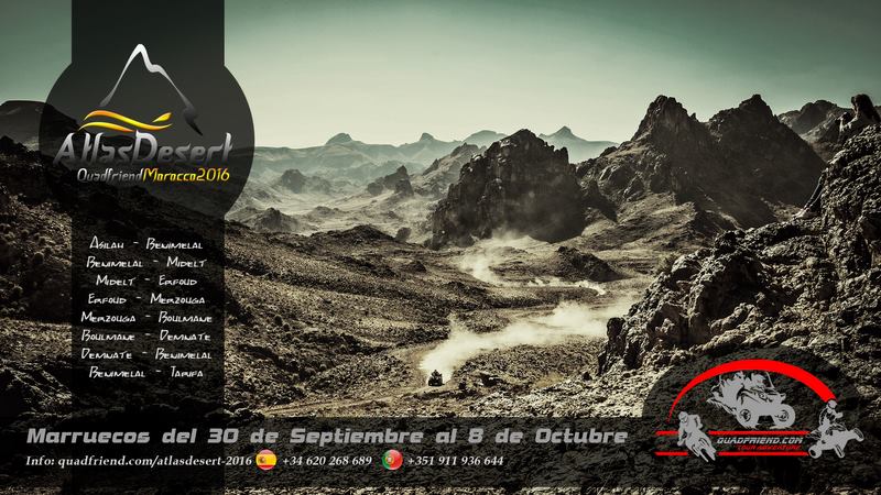 AtlasDesert 2016, Marruecos. Del 30 S al 8 oct.